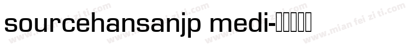 sourcehansanjp medi字体转换